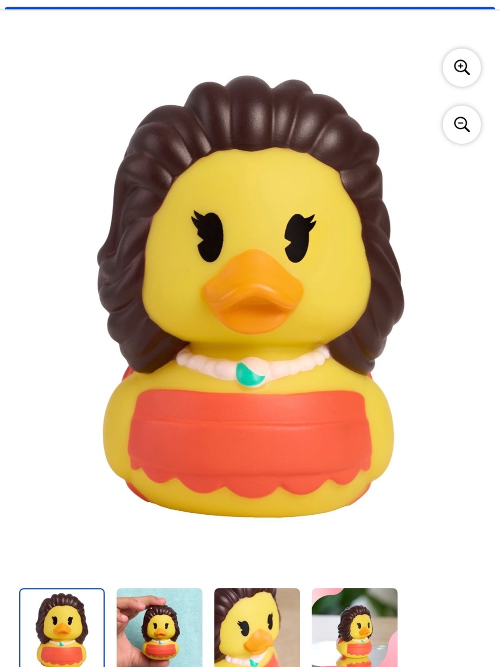 Disney Moana Duck Toy in Yellow, Brown, Red